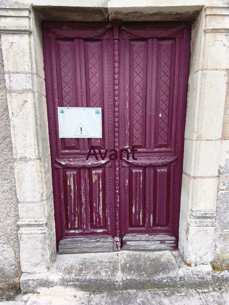 peinture porte extérieure avant